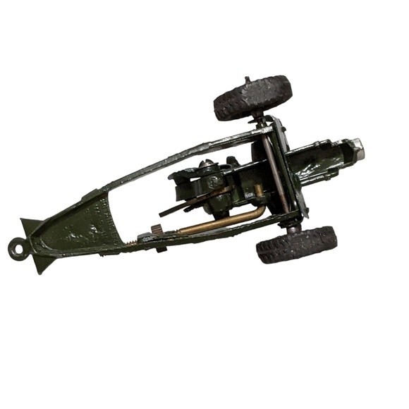 Royal Artillery Howitzer Muzzle loading Rubber tires 4.5" No. 1725 original box - Picture 2 of 10